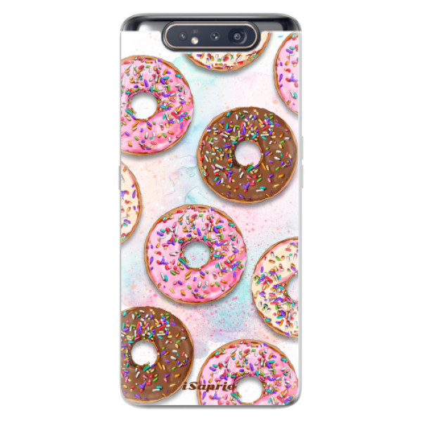 Odolné silikónové puzdro iSaprio - Donuts 11 - Samsung Galaxy A80