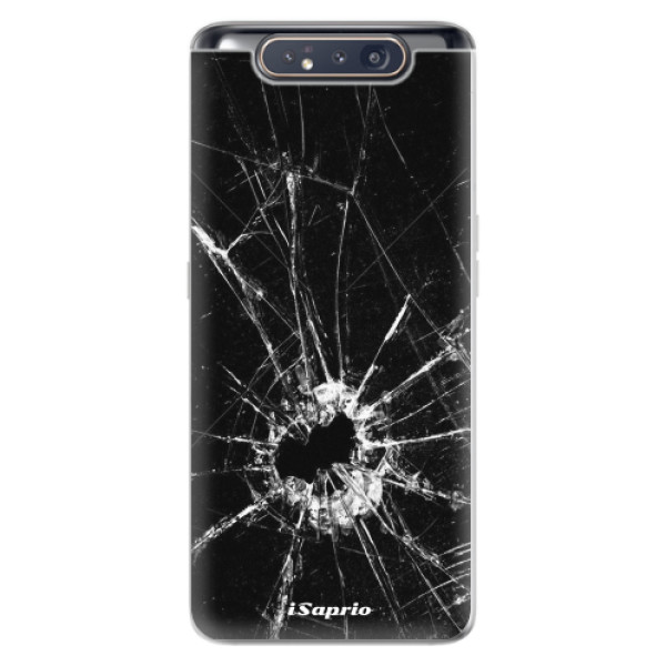 Odolné silikónové puzdro iSaprio - Broken Glass 10 - Samsung Galaxy A80