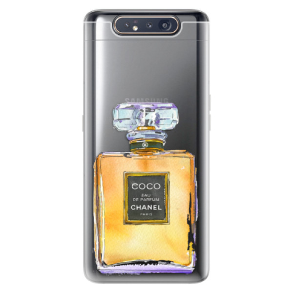 Odolné silikónové puzdro iSaprio - Chanel Gold - Samsung Galaxy A80