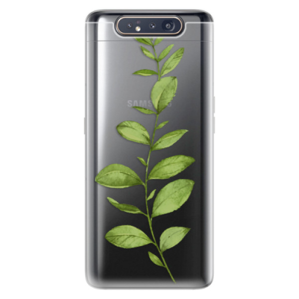 Odolné silikónové puzdro iSaprio - Green Plant 01 - Samsung Galaxy A80