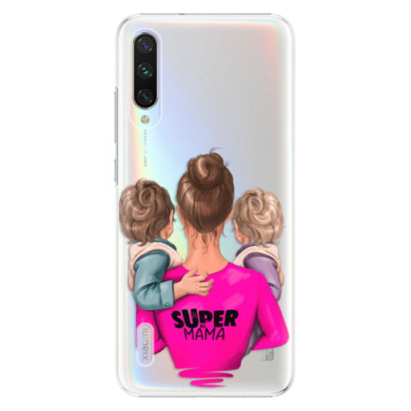Plastové puzdro iSaprio - Super Mama - Two Boys - Xiaomi Mi A3