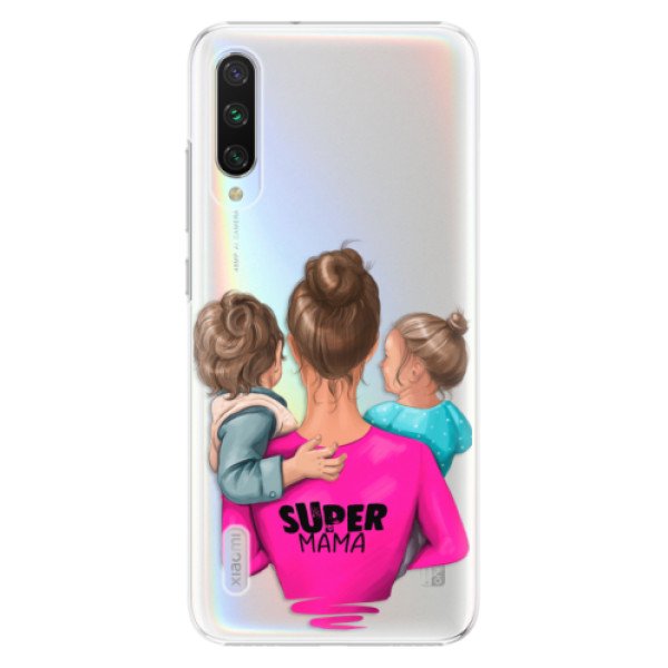 Plastové puzdro iSaprio - Super Mama - Boy and Girl - Xiaomi Mi A3