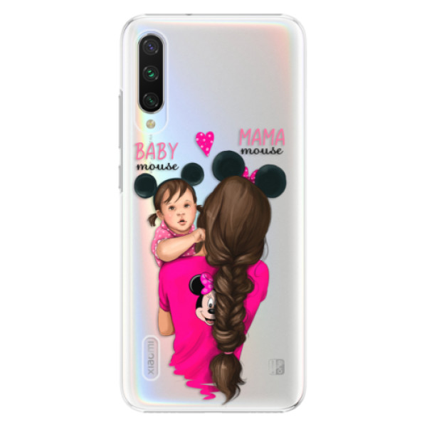 Plastové puzdro iSaprio - Mama Mouse Brunette and Girl - Xiaomi Mi A3