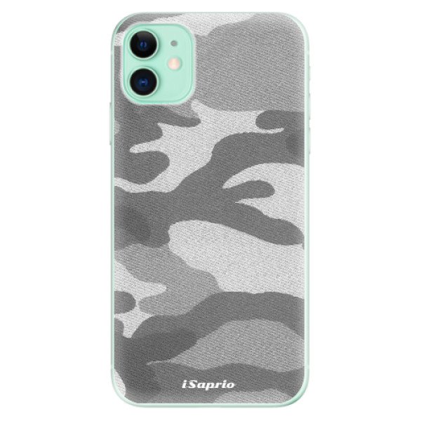 Odolné silikónové puzdro iSaprio - Gray Camuflage 02 - iPhone 11