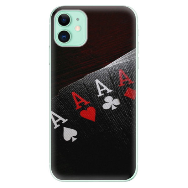 Odolné silikónové puzdro iSaprio - Poker - iPhone 11