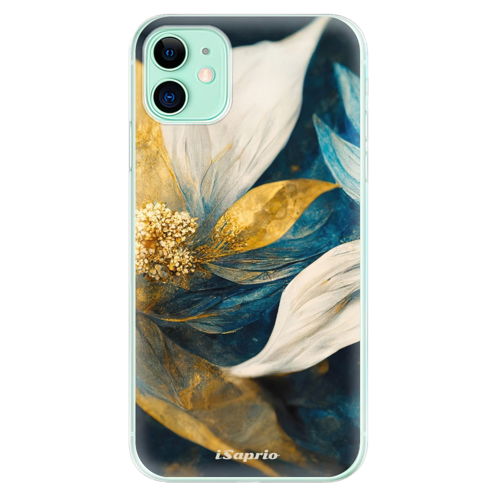 Odolné silikónové puzdro iSaprio - Gold Petals - iPhone 11