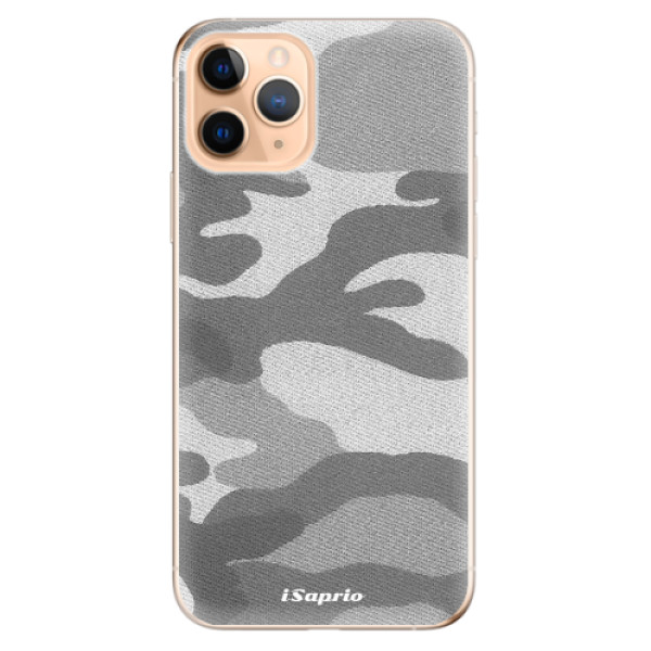 Odolné silikónové puzdro iSaprio - Gray Camuflage 02 - iPhone 11 Pro