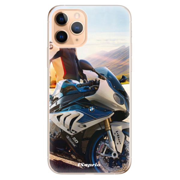 Odolné silikónové puzdro iSaprio - Motorcycle 10 - iPhone 11 Pro