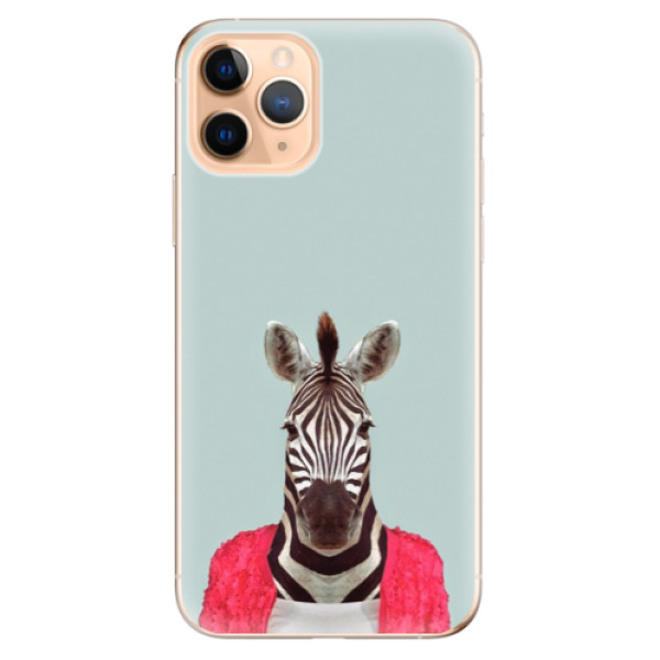 Odolné silikónové puzdro iSaprio - Zebra 01 - iPhone 11 Pro