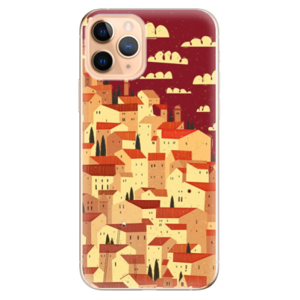 Odolné silikónové puzdro iSaprio - Mountain City - iPhone 11 Pro