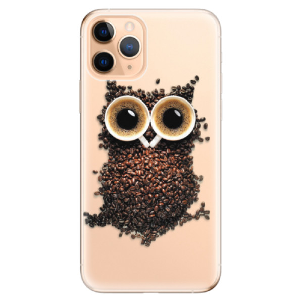 Odolné silikónové puzdro iSaprio - Owl And Coffee - iPhone 11 Pro