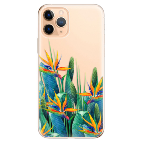 Odolné silikónové puzdro iSaprio - Exotic Flowers - iPhone 11 Pro