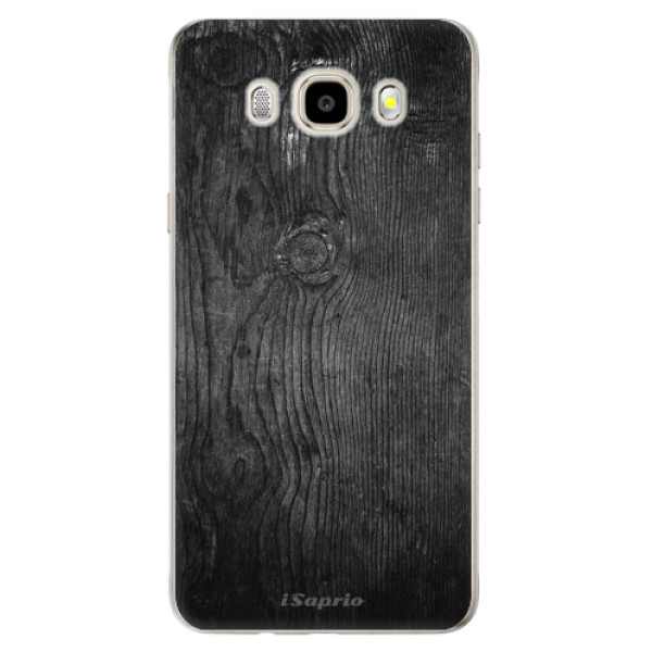 Odolné silikónové puzdro iSaprio - Black Wood 13 - Samsung Galaxy J5 2016