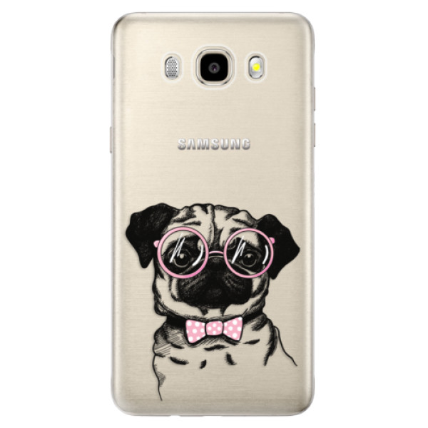 Odolné silikónové puzdro iSaprio - The Pug - Samsung Galaxy J5 2016
