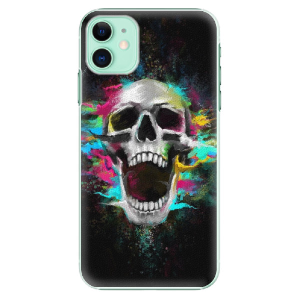 Plastové puzdro iSaprio - Skull in Colors - iPhone 11
