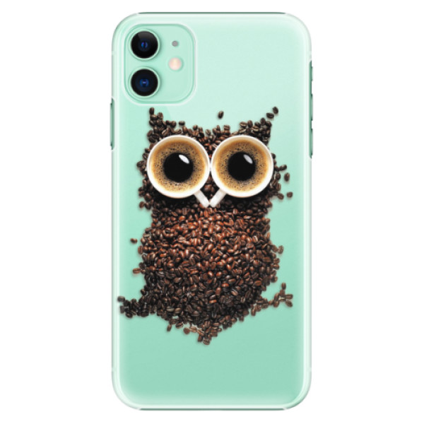 Plastové puzdro iSaprio - Owl And Coffee - iPhone 11