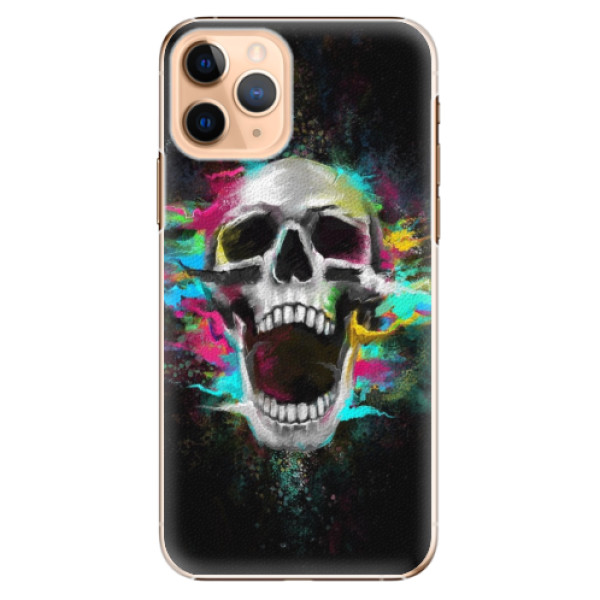 Plastové puzdro iSaprio - Skull in Colors - iPhone 11 Pro