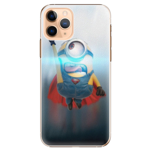 Plastové puzdro iSaprio - Mimons Superman 02 - iPhone 11 Pro