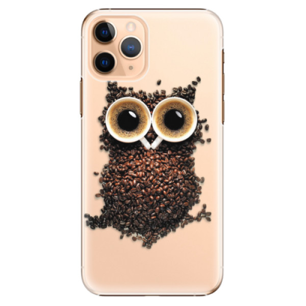 Plastové puzdro iSaprio - Owl And Coffee - iPhone 11 Pro
