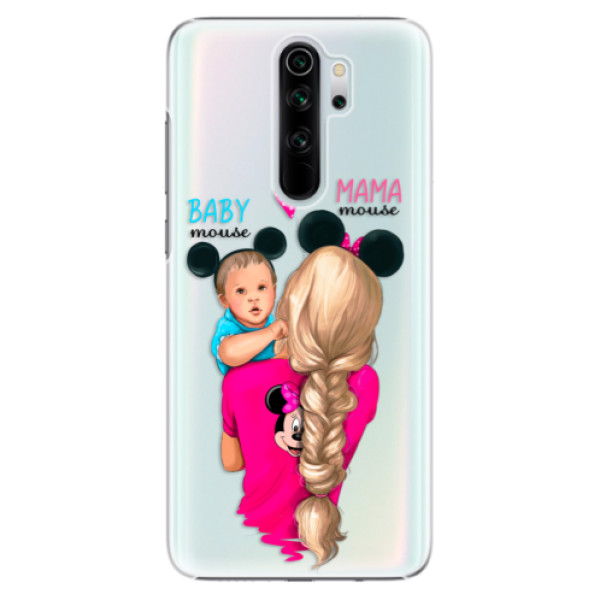 Plastové puzdro iSaprio - Mama Mouse Blonde and Boy - Xiaomi Redmi Note 8 Pro
