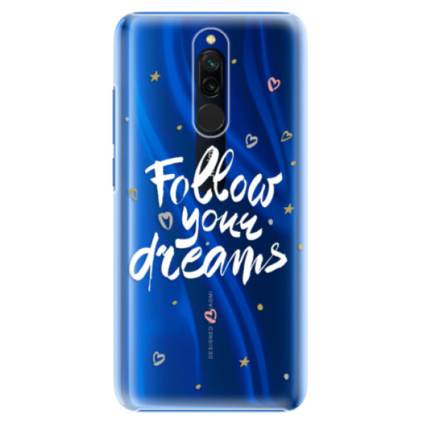 Plastové puzdro iSaprio - Follow Your Dreams - white - Xiaomi Redmi 8