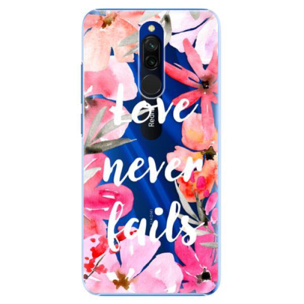 Plastové puzdro iSaprio - Love Never Fails - Xiaomi Redmi 8