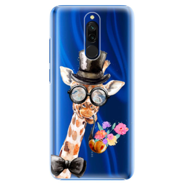 Plastové puzdro iSaprio - Sir Giraffe - Xiaomi Redmi 8