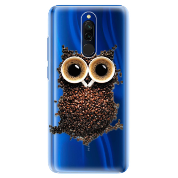 Plastové puzdro iSaprio - Owl And Coffee - Xiaomi Redmi 8