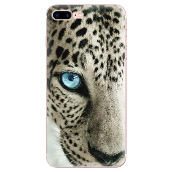 Odolné silikónové puzdro iSaprio - White Panther - iPhone 7 Plus