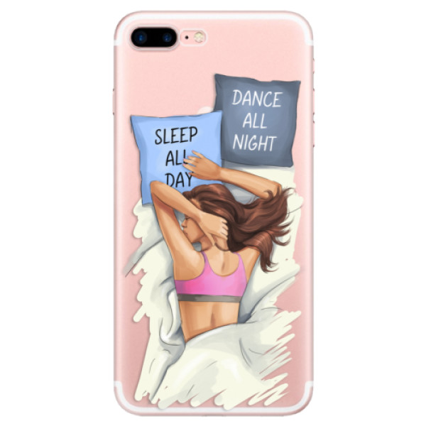 Odolné silikónové puzdro iSaprio - Dance and Sleep - iPhone 7 Plus