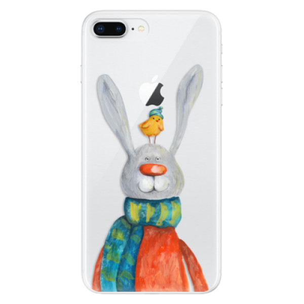 Odolné silikónové puzdro iSaprio - Rabbit And Bird - iPhone 8 Plus