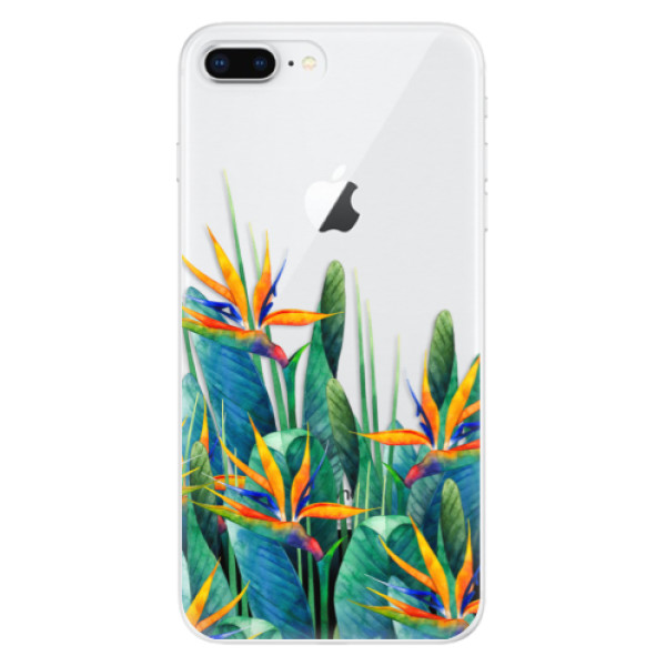Odolné silikónové puzdro iSaprio - Exotic Flowers - iPhone 8 Plus