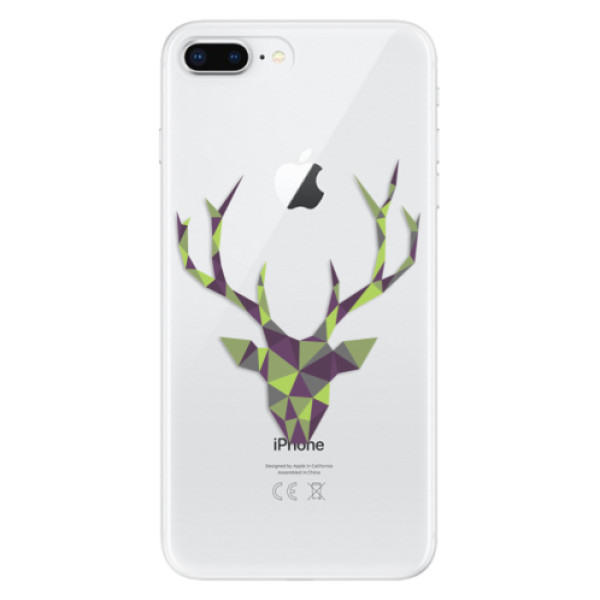 Odolné silikónové puzdro iSaprio - Deer Green - iPhone 8 Plus