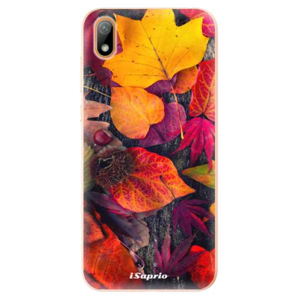 Odolné silikónové puzdro iSaprio - Autumn Leaves 03 - Huawei Y5 2019