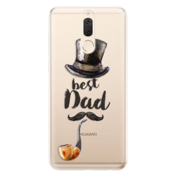 Odolné silikónové puzdro iSaprio - Best Dad - Huawei Mate 10 Lite