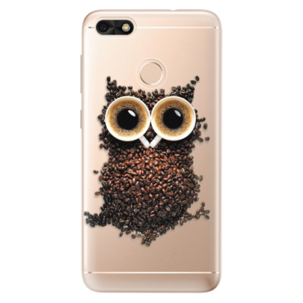 Odolné silikónové puzdro iSaprio - Owl And Coffee - Huawei P9 Lite Mini