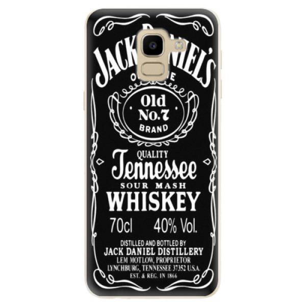 Odolné silikónové puzdro iSaprio - Jack Daniels - Samsung Galaxy J6