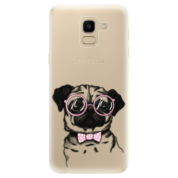 Odolné silikónové puzdro iSaprio - The Pug - Samsung Galaxy J6