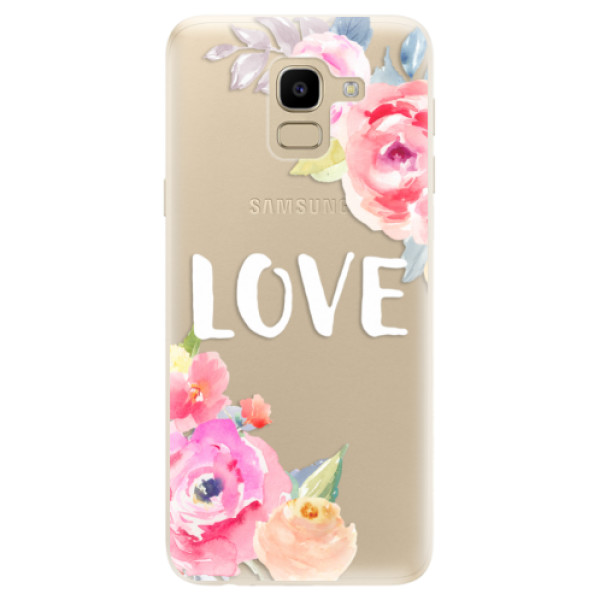 Odolné silikónové puzdro iSaprio - Love - Samsung Galaxy J6