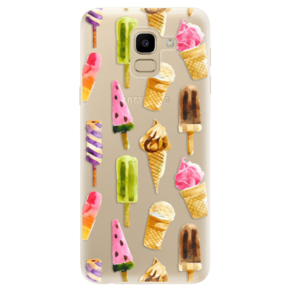 Odolné silikónové puzdro iSaprio - Ice Cream - Samsung Galaxy J6