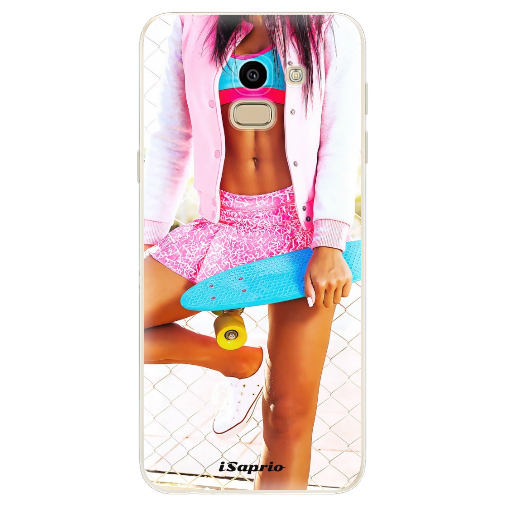 Odolné silikónové puzdro iSaprio - Skate girl 01 - Samsung Galaxy J6