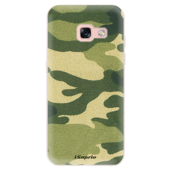 Odolné silikónové puzdro iSaprio - Green Camuflage 01 - Samsung Galaxy A3 2017