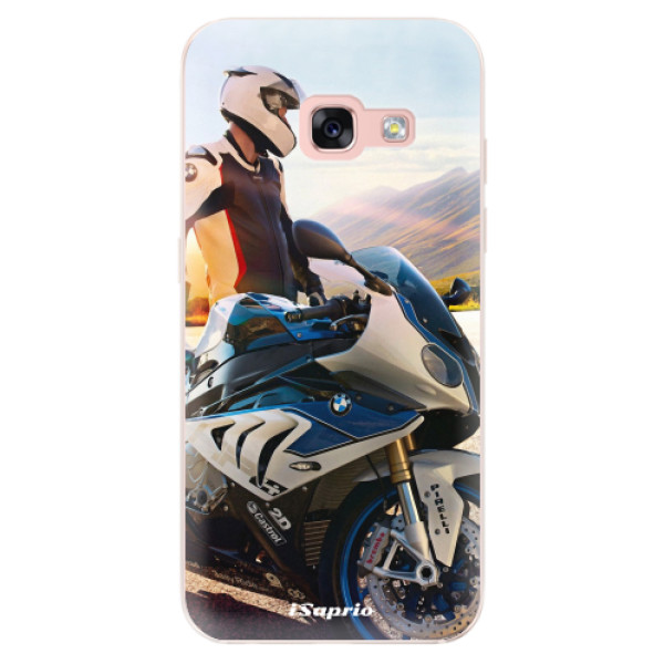 Odolné silikónové puzdro iSaprio - Motorcycle 10 - Samsung Galaxy A3 2017