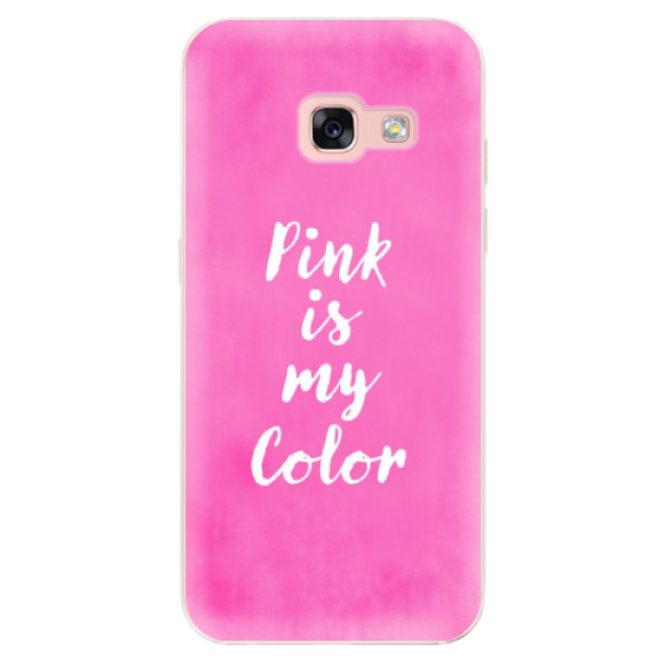 Odolné silikónové puzdro iSaprio - Pink is my color - Samsung Galaxy A3 2017