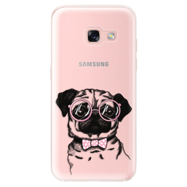 Odolné silikónové puzdro iSaprio - The Pug - Samsung Galaxy A3 2017