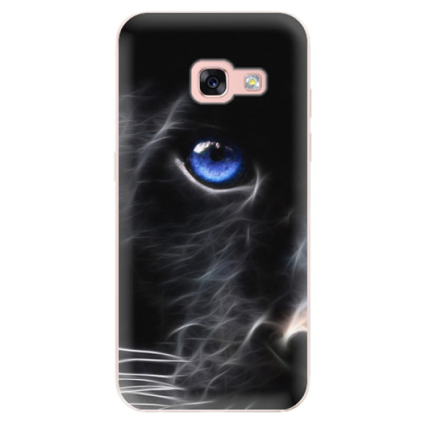 Odolné silikónové puzdro iSaprio - Black Puma - Samsung Galaxy A3 2017