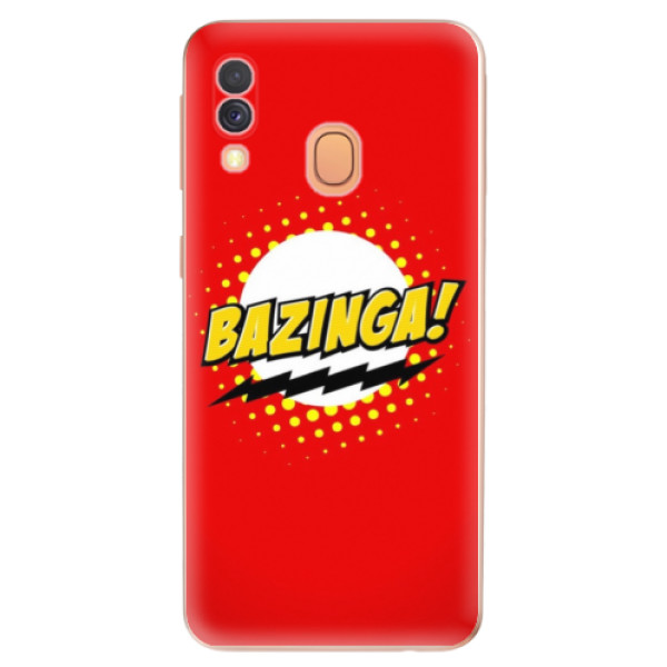 Odolné silikónové puzdro iSaprio - Bazinga 01 - Samsung Galaxy A40
