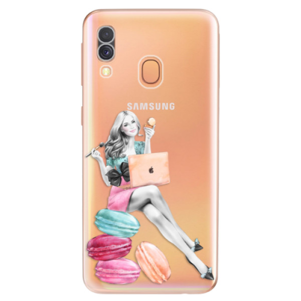 Odolné silikónové puzdro iSaprio - Girl Boss - Samsung Galaxy A40