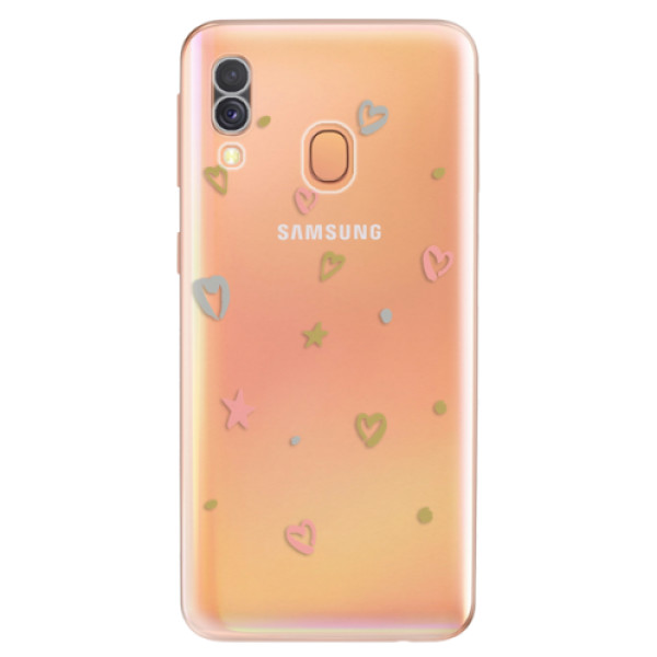Odolné silikónové puzdro iSaprio - Lovely Pattern - Samsung Galaxy A40