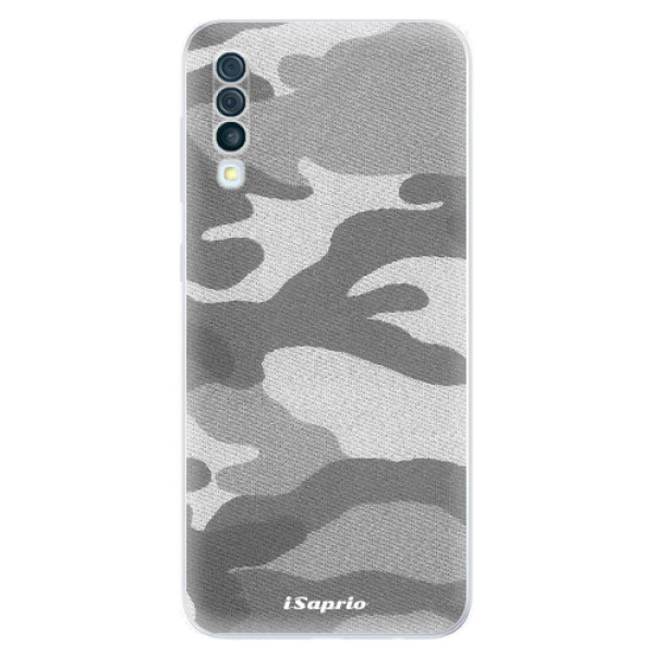 Odolné silikónové puzdro iSaprio - Gray Camuflage 02 - Samsung Galaxy A50